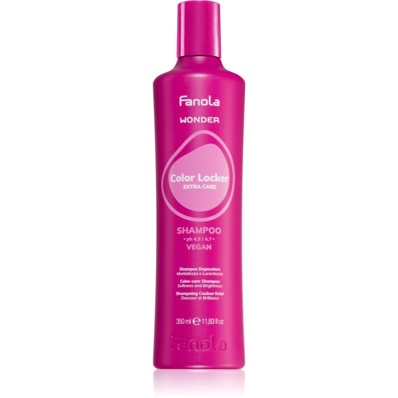 Fanola Wonder Color Locker Extra Care Shampoo Shampoo Illuminante E Rinforzante Per Capelli Tinti 350 Ml