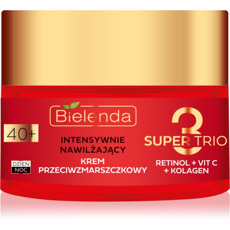 Bielenda Super Trio Crema Idratante Intensa Antirughe 40+ 50 Ml