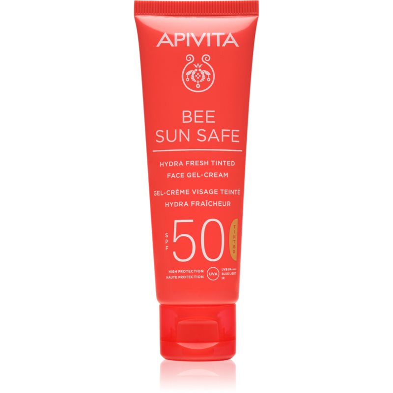 Apivita Bee Sun Safe Hydra Face Tinted Spf50 Crema-Gel Colorata Spf 50 50 Ml