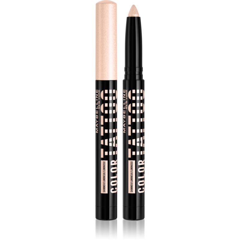 Maybelline New York Color Tattoo 24 Hr Ombretti E Matita Per Occhi Colore 10 I Am Shining 1.4 G