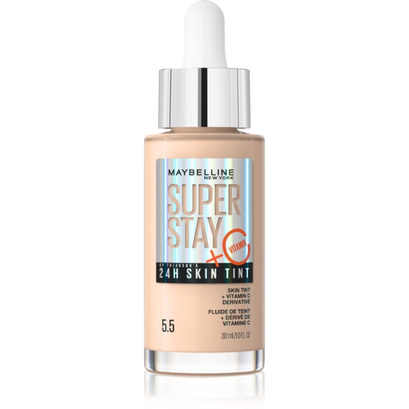 Maybelline New York Superstay Vitamin C Skin Tint Siero Per Unificare Il Tono Della Pelle Colore 5.5 30 Ml