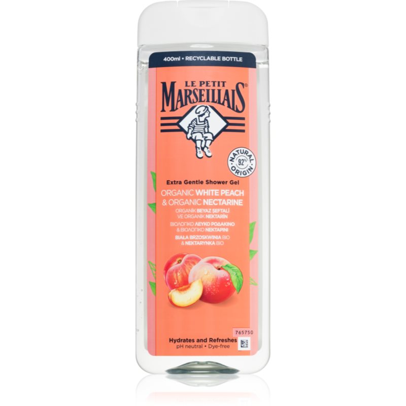Le Petit Marseillais White Peach & Nectarine Bio Gel Doccia Delicato 400 Ml
