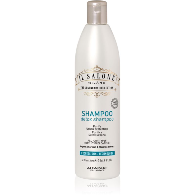 Alfaparf Milano Il Salone Milano Detox Shampoo Detergente Detossinante Per Capelli Esposti All’Inquinamento 500 Ml