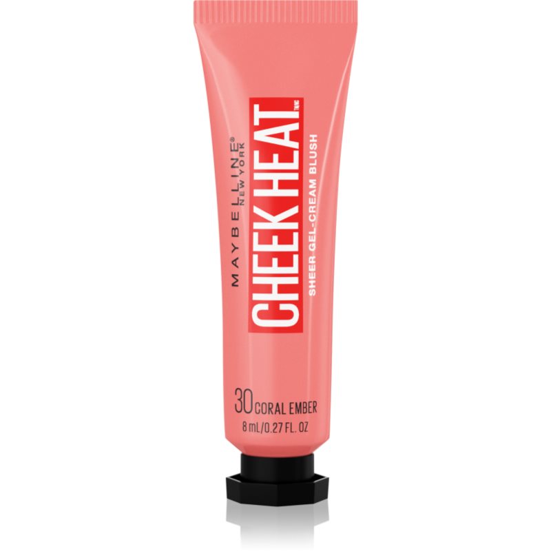 Maybelline New York Face Studio Cheek Heat Blush In Crema Colore 30 Coral Ember 10 Ml