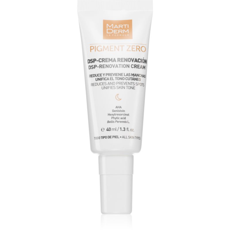 Martiderm Pigment Zero Dsp-Cream Crema Notte Contro Le Macchie Della Pelle 40 Ml