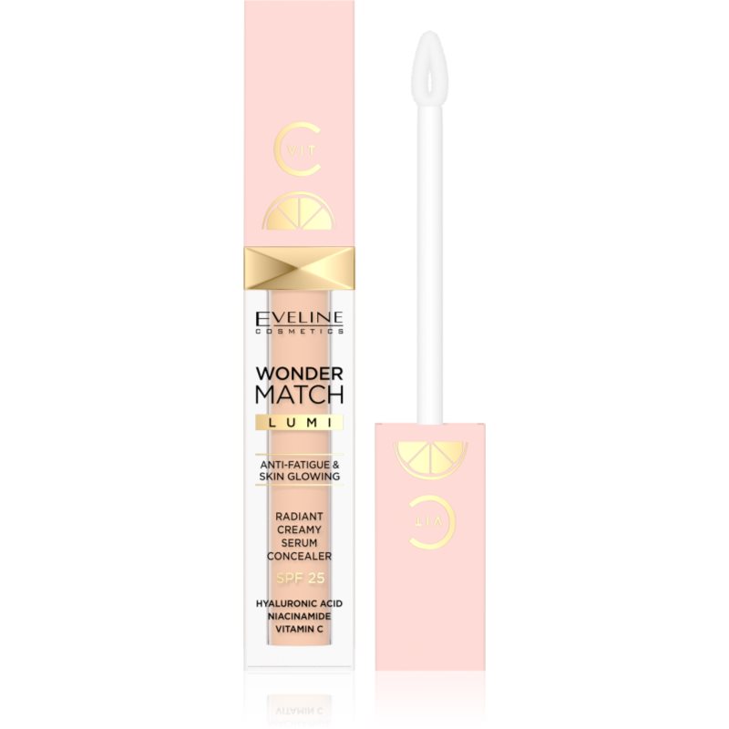 Eveline Cosmetics Wonder Match Lumi Correttore Illuminante Spf 25 Colore 15 Natural 6,8 Ml