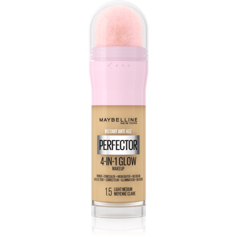 Maybelline New York Instant Perfector 4-In-1 Fondotinta Illuminante Per Un Look Naturale Colore 1.5 Light Medium 20 Ml