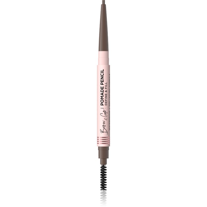 Eveline Cosmetics Brow & Go! Matita Sopracciglia Waterproof Con Spazzolino 2 In 1 Colore Taupe 4 G