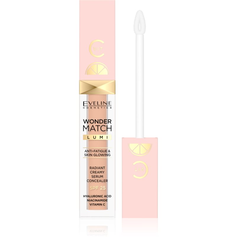 Eveline Cosmetics Wonder Match Lumi Correttore Illuminante Spf 25 Colore 20 Nude 6,8 Ml