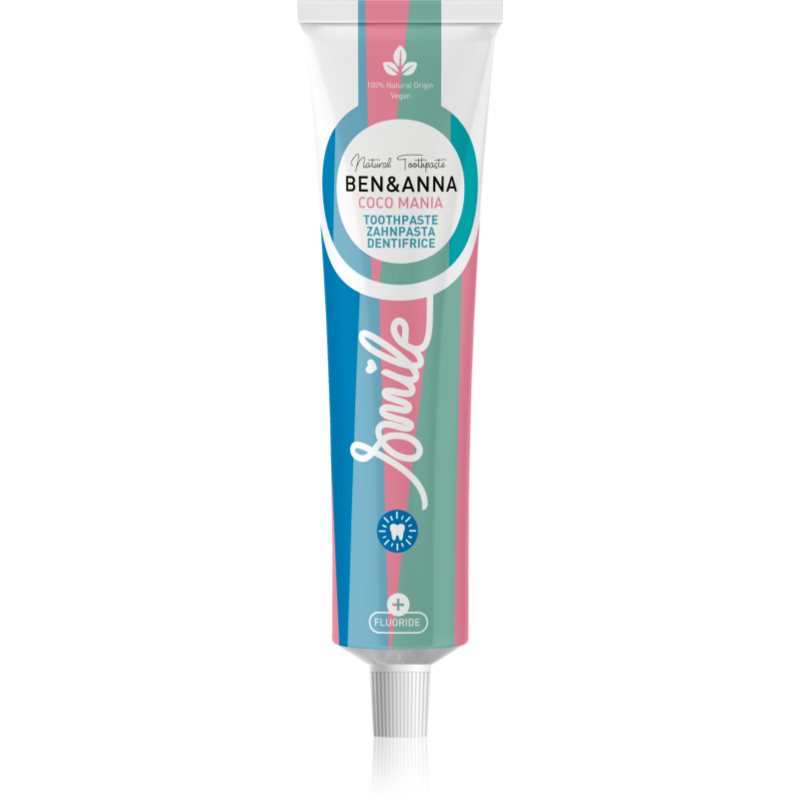 Ben&Anna Toothpaste Coco Mania Dentifricio Naturale 75 Ml
