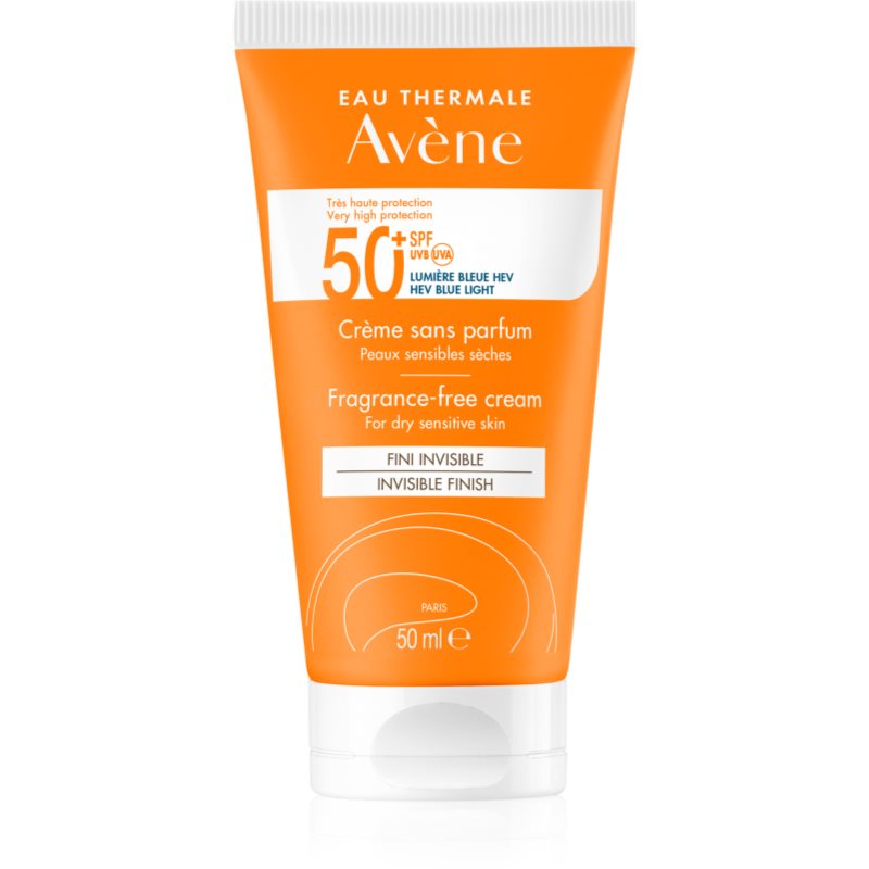 Avène Sun Fragrance-Free Cream Crema Abbronzante Spf 50+ 50 Ml