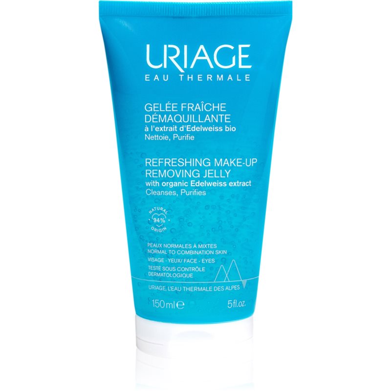Uriage Eau Thermale Make-Up Removing Jelly Gel Detergente Rinfrescante Per Pelli Grasse E Miste 150 Ml