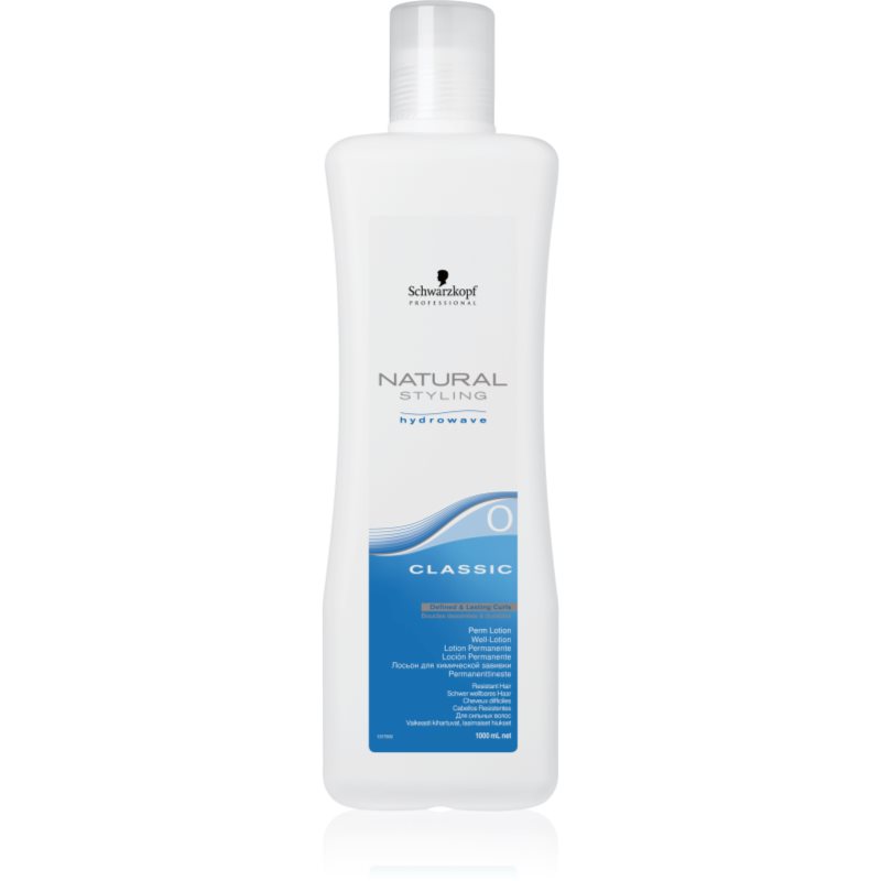 Schwarzkopf Professional Natural Styling Hydrowave Permanente Per Capelli Ondulati Per Capelli Normali 0 Classic 1000 Ml