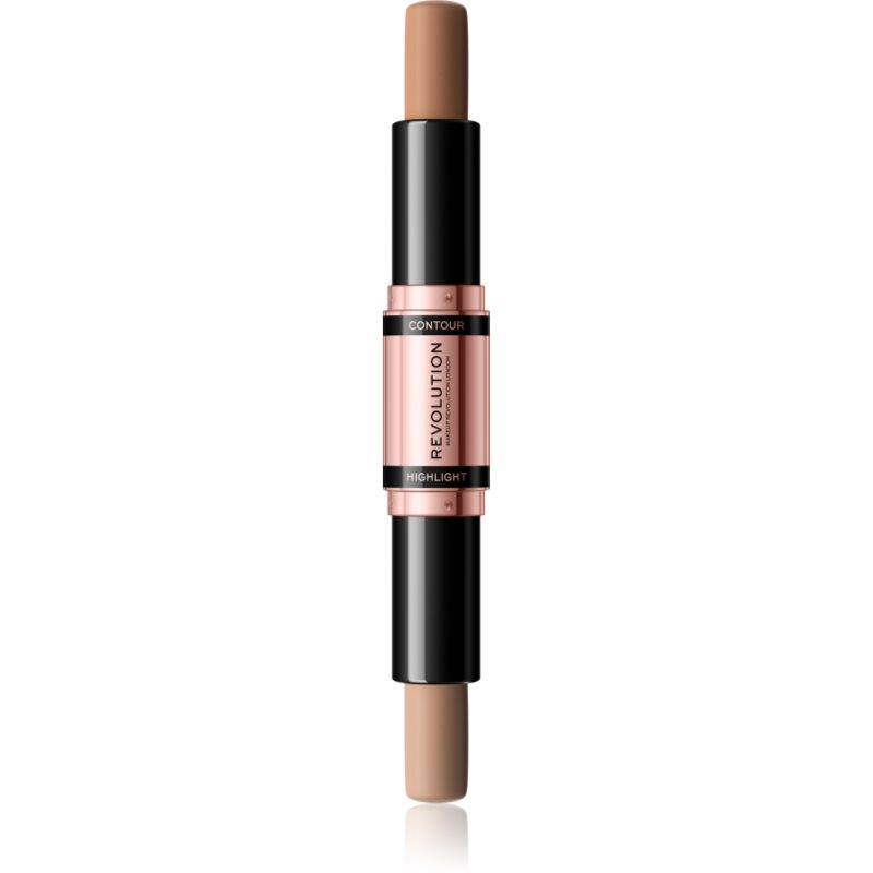 Makeup Revolution Fast Base Matitone Doppio Per Contouring Colore Fair 2X4,3 G