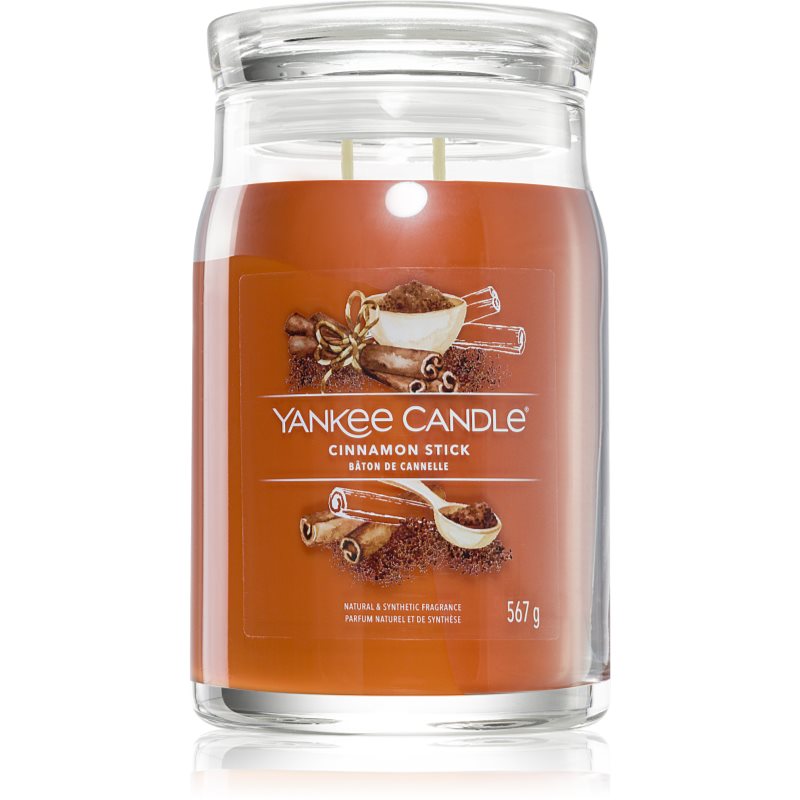 Yankee Candle Cinnamon Stick Candela Profumata Signature 567 G