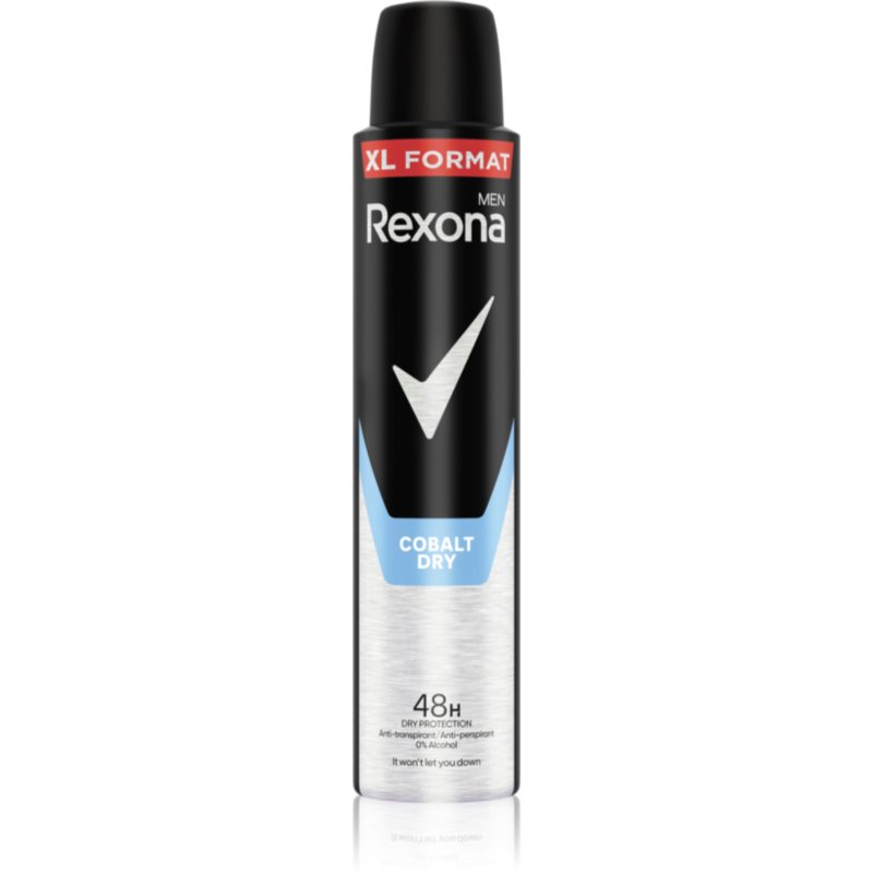 Rexona Men Maximum Protection Antitraspirante Spray Per Uomo Xl Cobalt Dry 200 Ml