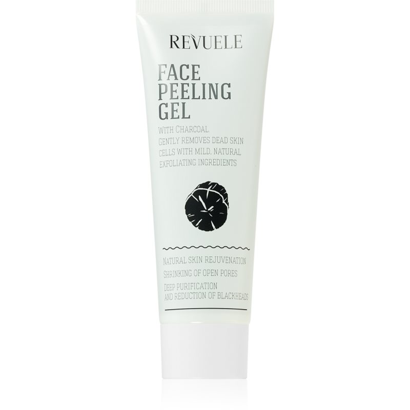 Revuele Face Peeling Gel Charcoal Scrub Detergente Con Carbone Attivo 80 Ml