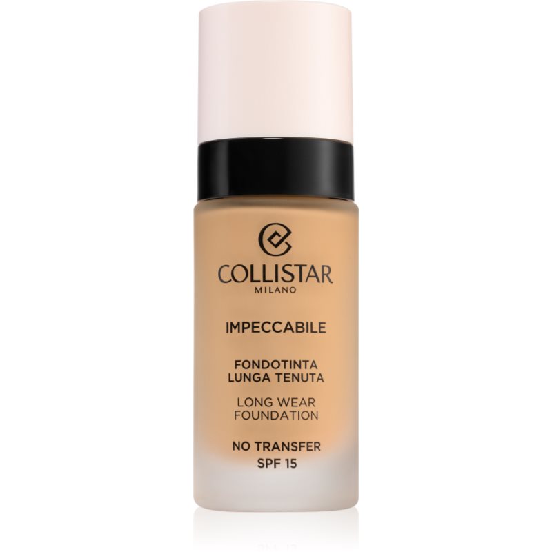 Collistar Impeccabile Long Wear Foundation Fondotinta Lunga Tenuta Spf 15 3G Golden Natural 30 Ml