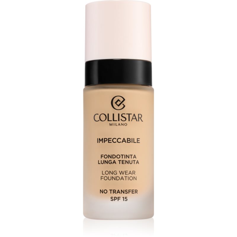 Collistar Impeccabile Long Wear Foundation Fondotinta Lunga Tenuta Spf 15 2R Rosy Beige 30 Ml