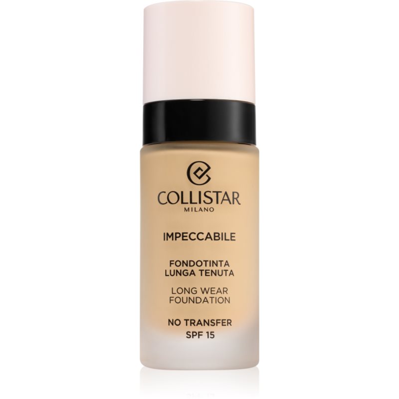 Collistar Impeccabile Long Wear Foundation Fondotinta Lunga Tenuta Spf 15 2G Golden Beige 30 Ml