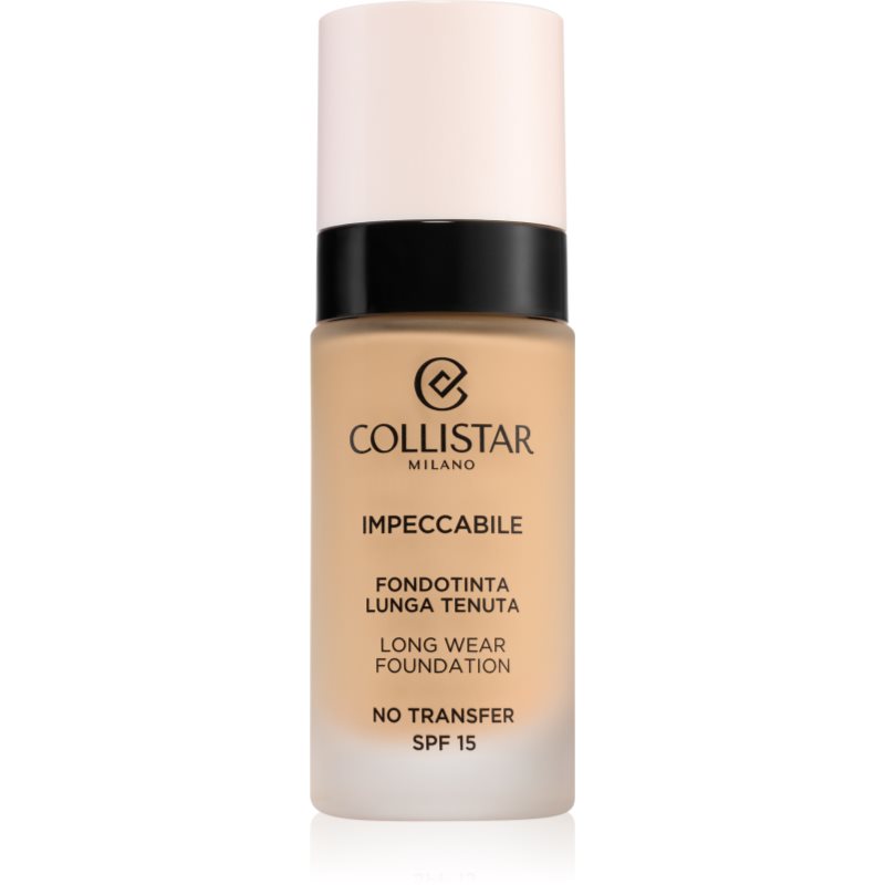 Collistar Impeccabile Long Wear Foundation Fondotinta Lunga Tenuta Spf 15 3N Natural 30 Ml