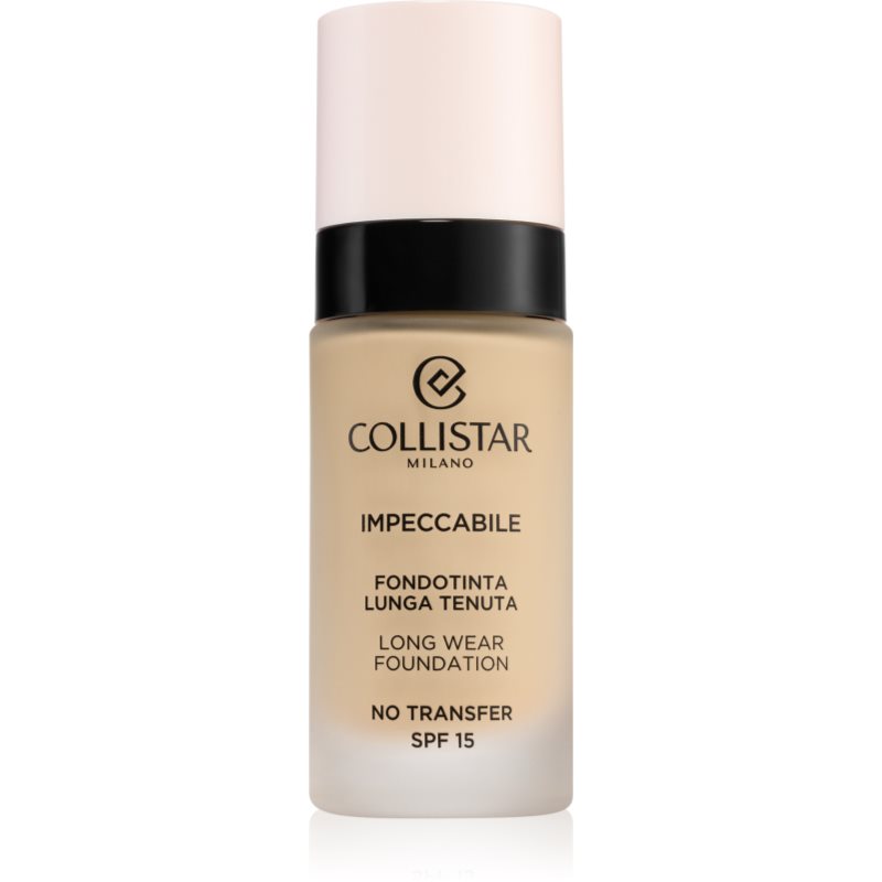 Collistar Impeccabile Long Wear Foundation Fondotinta Lunga Tenuta Spf 15 1N Avory 30 Ml