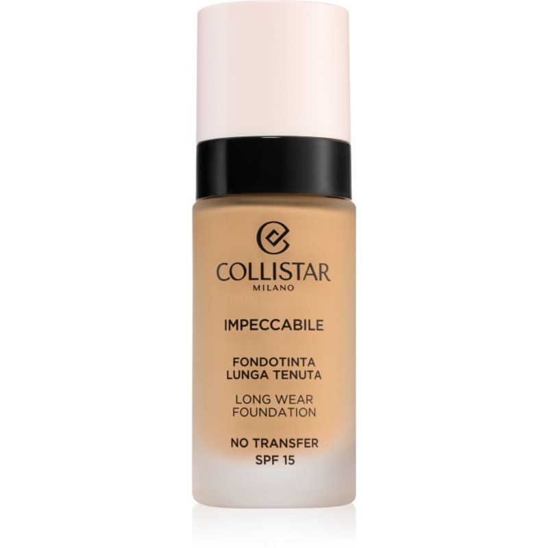 Collistar Impeccabile Long Wear Foundation Fondotinta Lunga Tenuta Spf 15 4N Sand 30 Ml