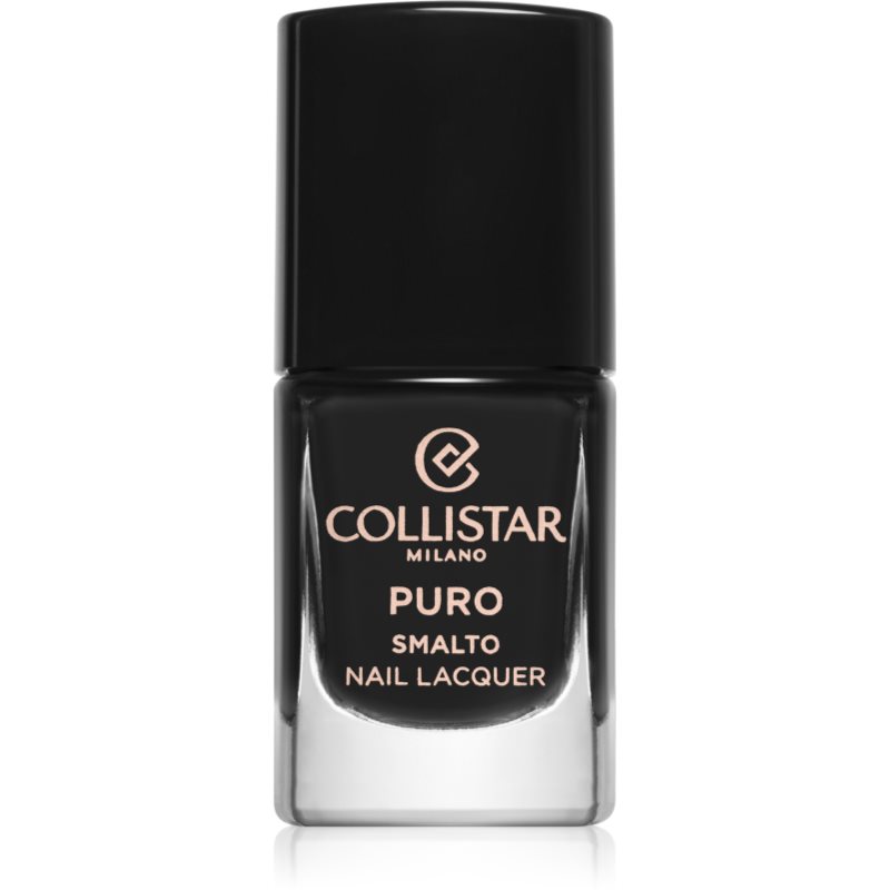 Collistar Puro Long-Lasting Nail Lacquer Smalto Per Unghie Lunga Tenuta Colore 313 Nero Intenso 10 Ml