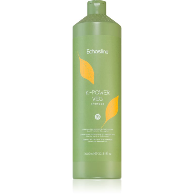 Echosline Ki-Power Veg Shampoo Shampoo Ricostituente Per Capelli Rovinati 1000 Ml