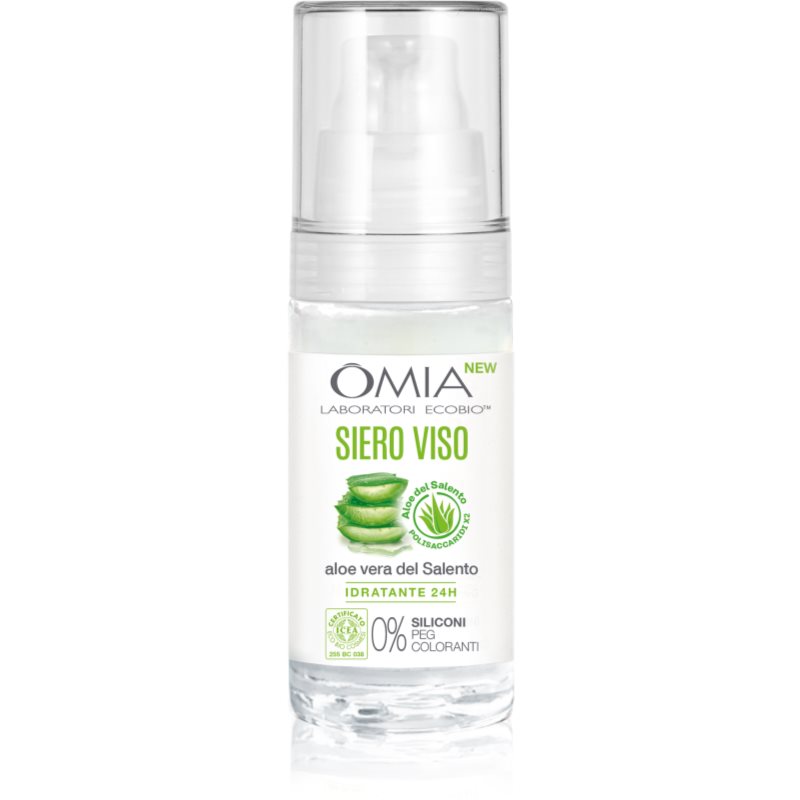 Omia Laboratories Aloe Vera Del Salento Siero Idratante Intenso Con Aloe Vera 30 Ml