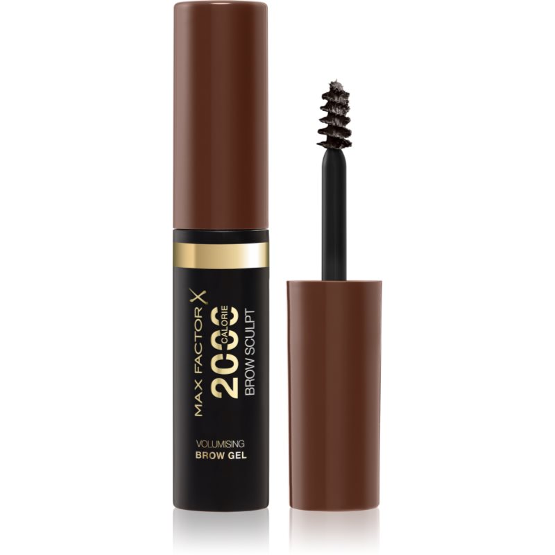 Max Factor 2000 Calorie Brow Sculpt Gel Per Le Sopracciglia Colore 004 Black Brown 4,5 Ml