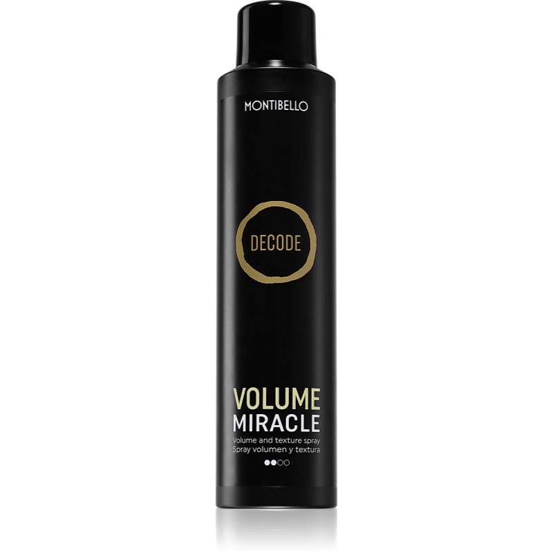 Montibello Decode Volume Miracle Spray Spray Volumizzante Per L'Asciugatura Il Finishing Dei Capelli 250 Ml