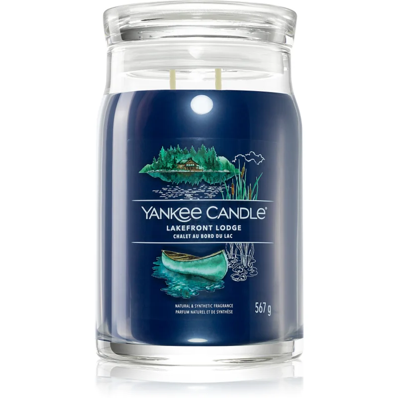 Yankee Candle Lakefront Lodge Candela Profumata Signature 567 G