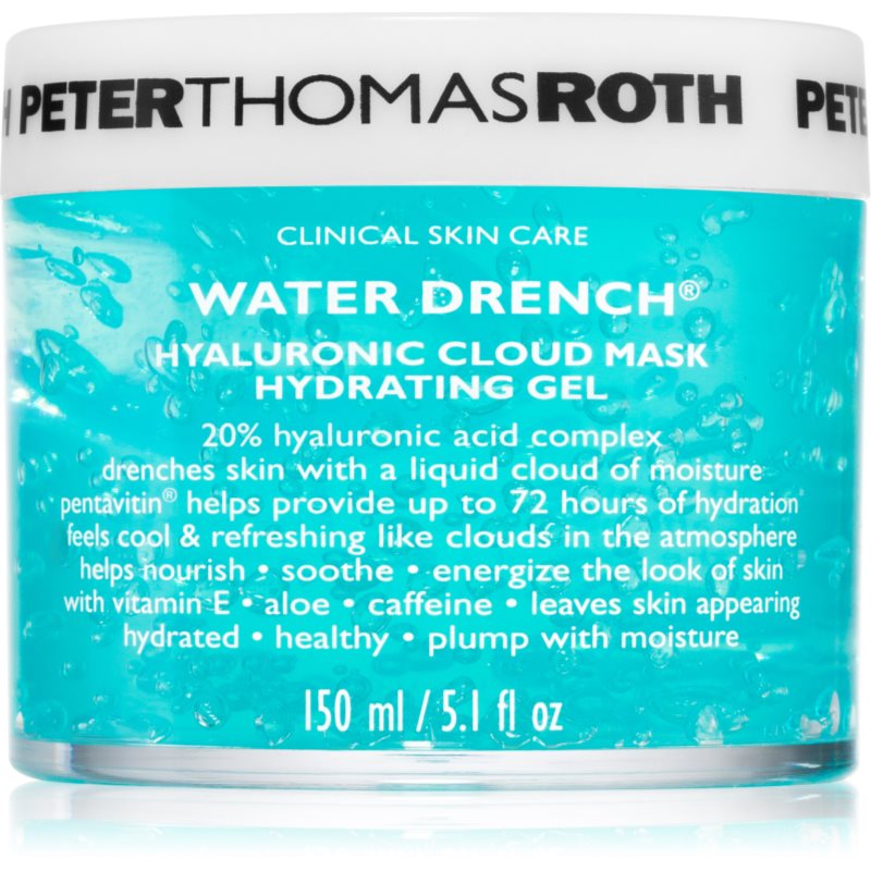 Peter Thomas Roth Water Drench Hyaluronic Cloud Mask Hydrating Gel Maschera In Gel Idratante Con Acido Ialuronico 150 Ml