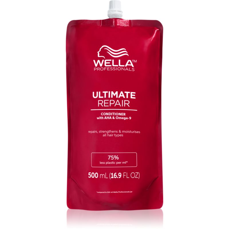 Wella Professionals Ultimate Repair Conditioner Balsamo Idratante Per Capelli Rovinati E Tinti Náhradní Náplň 500 Ml