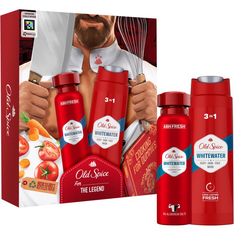 Old Spice Whitewater New Chef Confezione Regalo Per Uomo