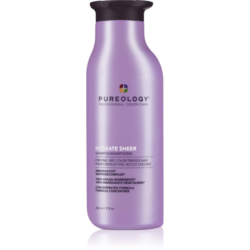 Pureology Hydrate Sheer Shampoo Idratante Leggero Per Capelli Sensibili Da Donna 266 Ml