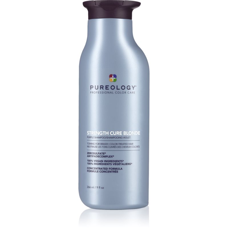 Pureology Strength Cure Blonde Shampoo Viola Per Capelli Biondi Da Donna 266 Ml