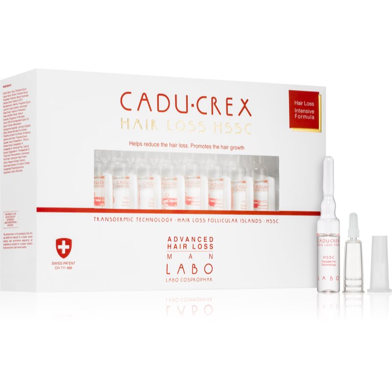 Cadu-Crex Hair Loss Hssc Advanced Hair Loss Trattamento Per Capelli Uomo Contro La Caduta Avanzata Dei Capelli Per Uomo 20X3,5 Ml