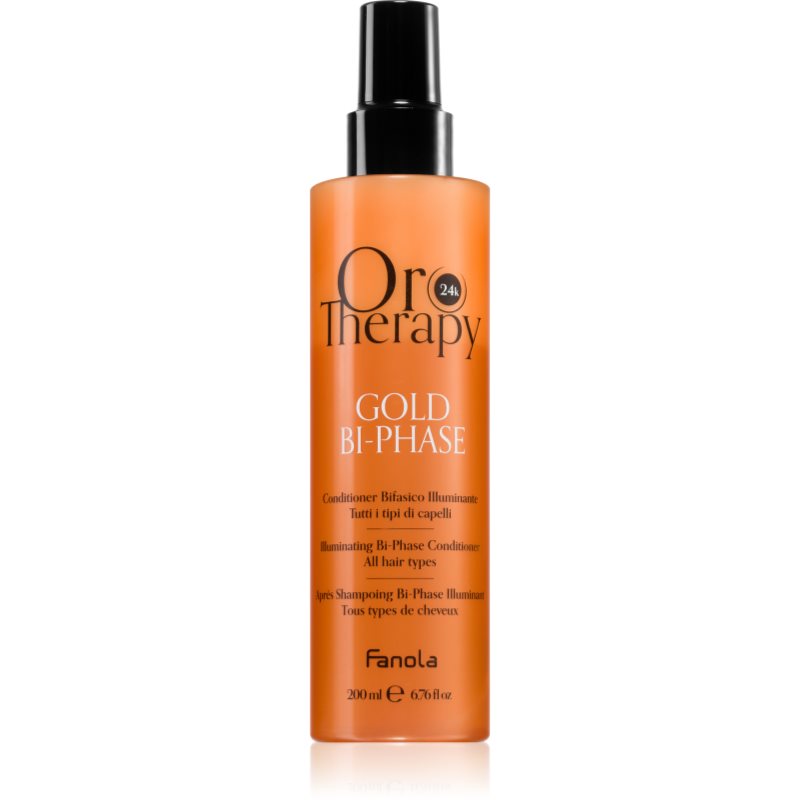Fanola Oro Therapy Gold Bi-Phase Balsamo Bifasico Senza Risciacquo 200 Ml