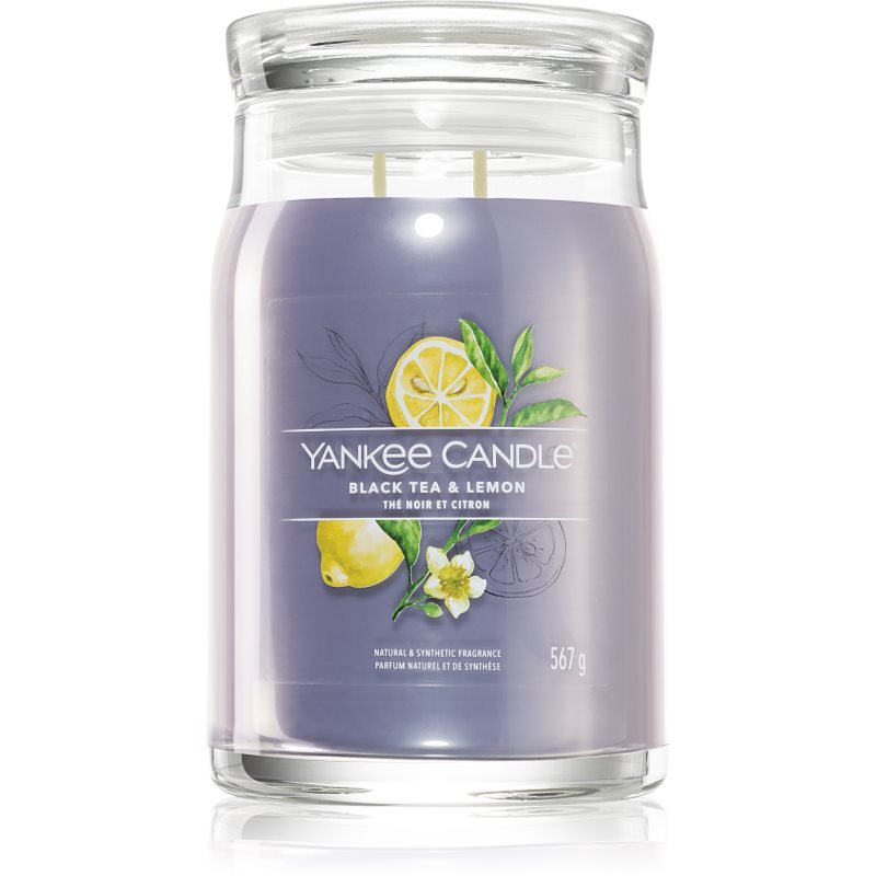 Yankee Candle Black Tea & Lemon Candela Profumata 567 G