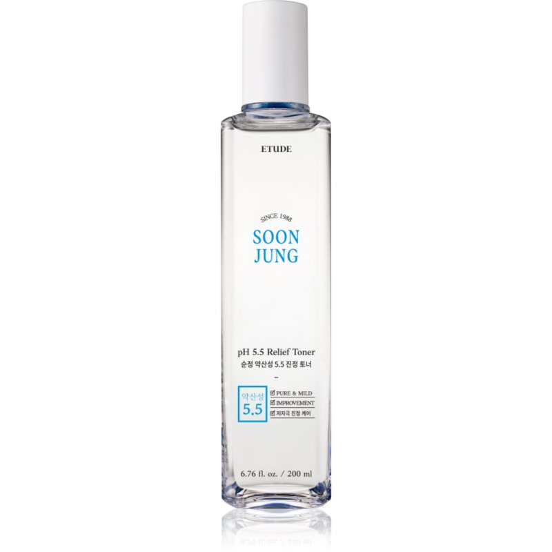 Etude Soonjung Ph 5.5 Relief Toner Lozione Tonica Lenitiva Viso Per La Rigenerazione Della Pelle 200 Ml
