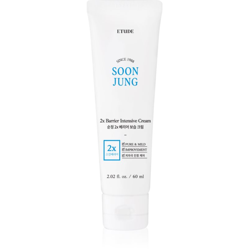 Etude Soonjung 2X Barrier Intensive Cream Crema Idratante Intensa Per Ripristinare La Barriera Cutanea 60 Ml