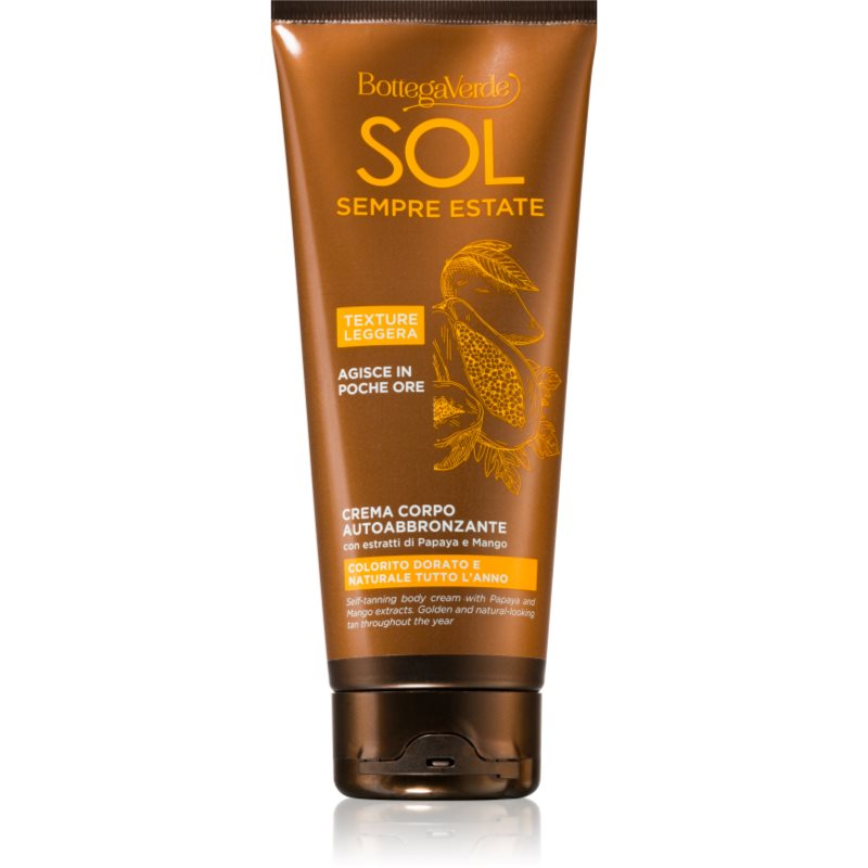 Bottega Verde Sol Sempre Estate Crema Autoabbronzante Corpo 200 Ml