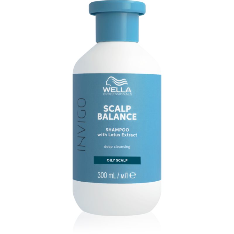Wella Professionals Invigo Scalp Balance Shampoo Di Pulizia Profonda Per Cuoi Capelluti Grassi 300 Ml