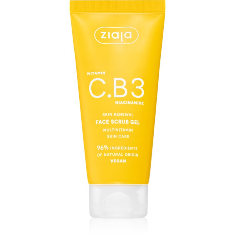 Ziaja Vitamin C.B3 Niacinamide Gel Detergente Esfoliante Per Il Viso 100 Ml