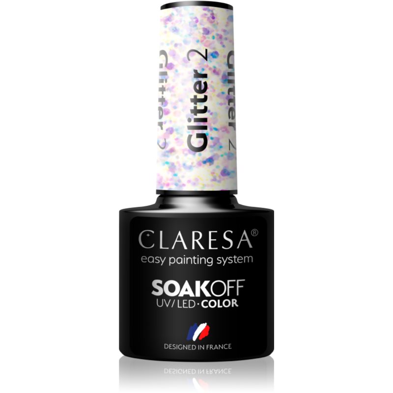 Claresa Soakoff Uv/Led Color Glitter Gel Smalto Colore 2 5 G