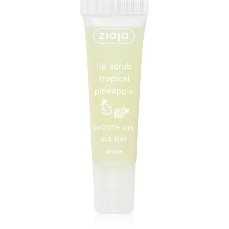 Ziaja Tropical Pineapple Scub Allo Zucchero Per Le Labbra 12 Ml