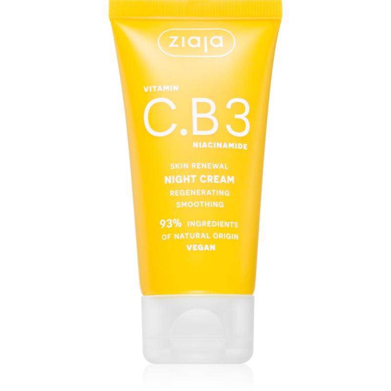 Ziaja Vitamin C.B3 Niacinamide Maschera-Crema Notte 50 Ml