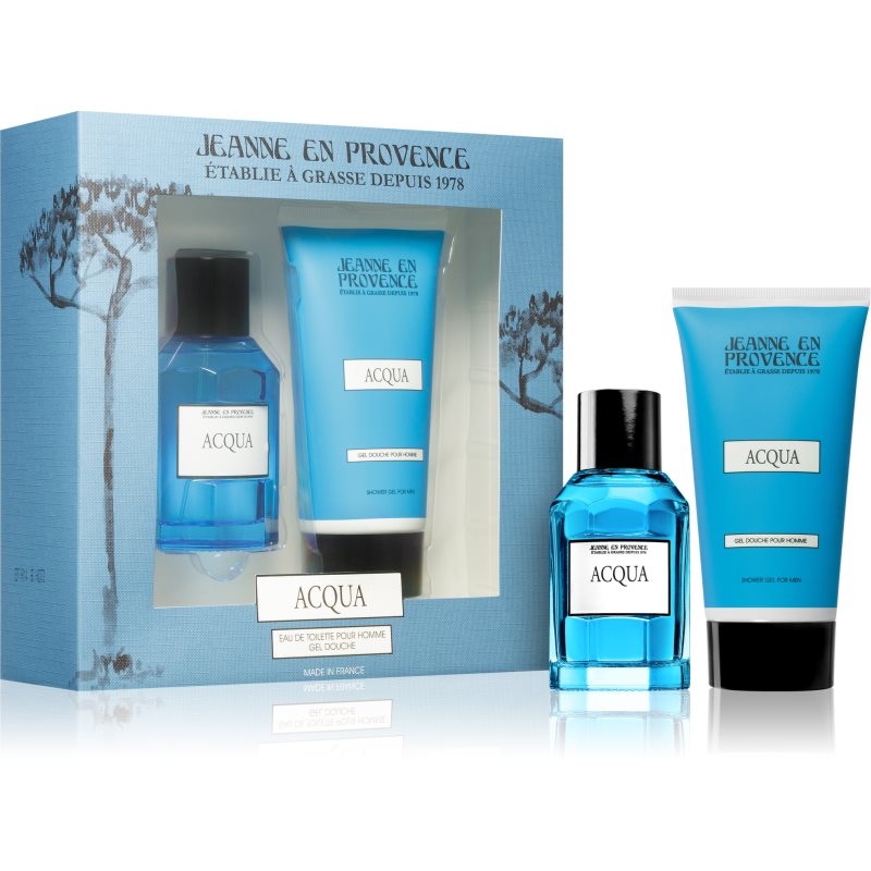 Jeanne En Provence Acqua Confezione Regalo Per Uomo 2 Pz